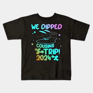 Cousin Crew 2024 Summer Vacation Beach Family Trips Matching Kids T-Shirt